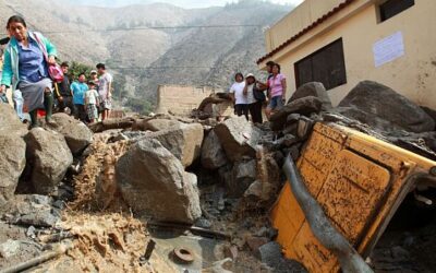 Santa Eulalia es declarada en emergencia tras huaicos.