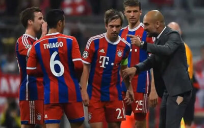 En medio de la lluvia de goles que le aplicó el Bayern Múnich al Oporto por la Champions un curioso hecho no pasó inadvertido para la prensa: el pantalón roto de Pep Guardiola.