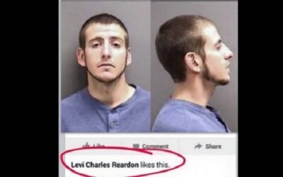 La cuenta de Facebook CrimeStopper colgó la imagen de Levi Charles de 23 años, buscado por falsificar documentos. Nunca imaginaron, sin embargo, que el mismo Charles le iba a dar Me gusta a su foto de Se busca en Facebook.