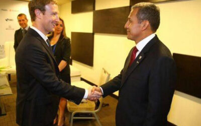 PANAMÁ.- El presidente de la República, Ollanta Humala, se reunió hoy con el creador de Facebook, Mark Zuckerberg, con motivo de la VII Cumbre de las Américas, en Panamá.