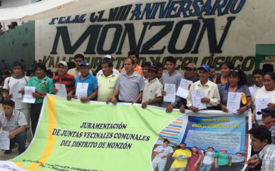 La Presidencia del Consejo de Ministros (PCM) dio cuenta en el distrito de Monzón, región Huánuco, el estado de los proyectos para el desarrollo de esta zona del país.