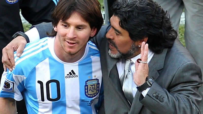 messi-maradona