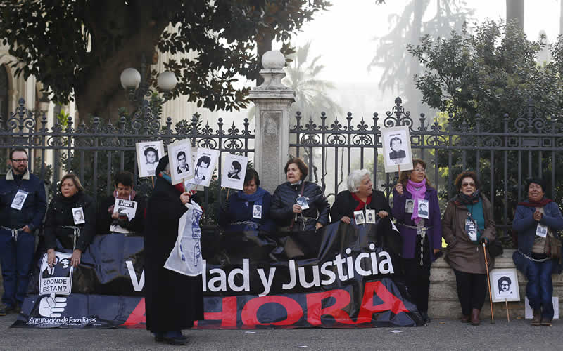 Protesta chilenos