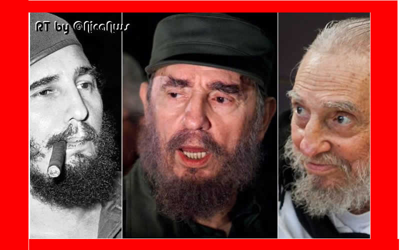 FIDEL- CASTRO triple