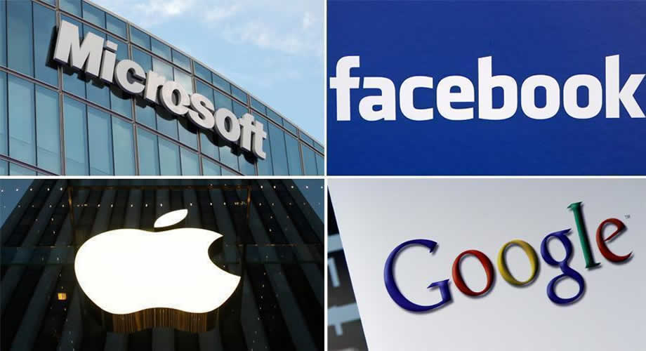 Google Apple Microsoft Facebook