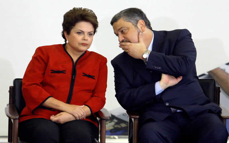 Dilma con Antonio Palocci