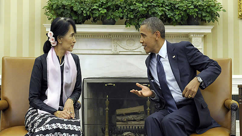 Aung San Suu Kyi-BarackObama