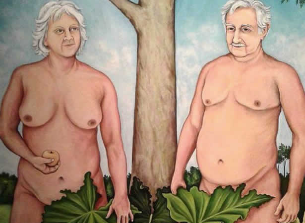 Mujica y sra - PINTURA