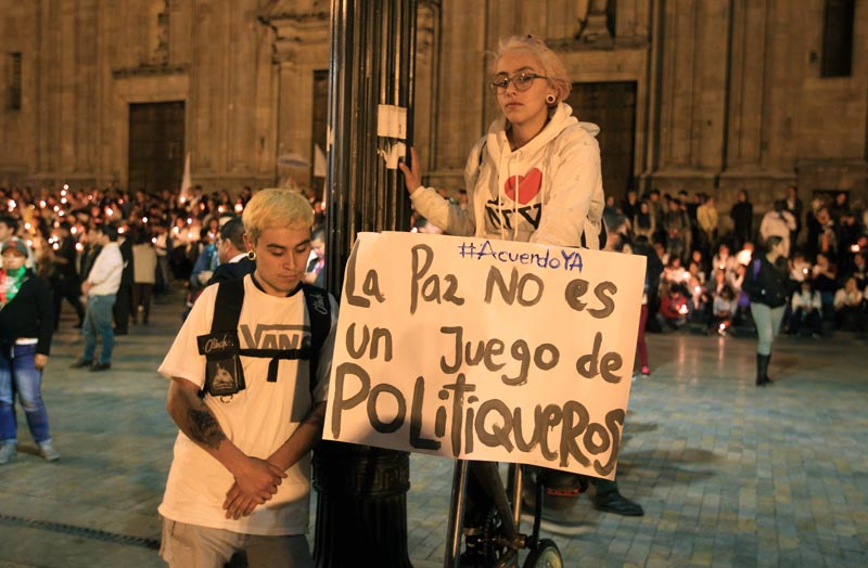 MARCHA POR LA PAZ EN BOGOTÁ