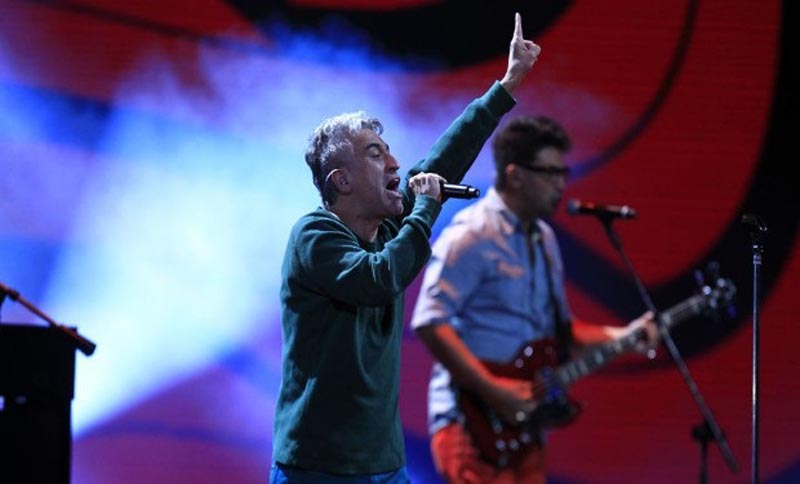 28 de Febrero de 2013/VIÃ‘A DEL MAR Jorge Gonzalez , durante la cuarta noche del Festival de la Cancion de ViÃ±a 2013 FOTO:MARIO DAVILA H/AGENCIAUNO