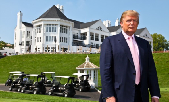 Photo by Tony Powell. Donald Trump. Trump National Golf Club. August 19, 2010