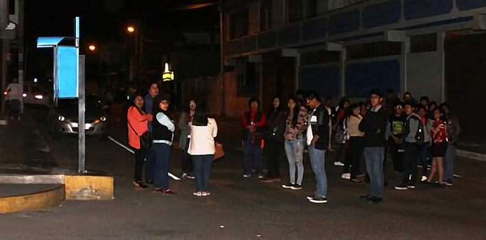 Sismo Nocturno Chincha