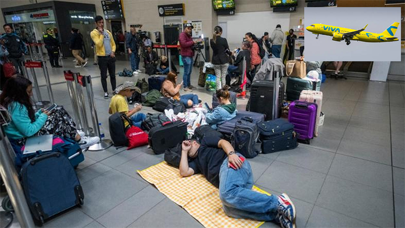 Colombia: Viajeros siguen varados por suspensión de la aerolínea Viva Air »  Crónica Viva